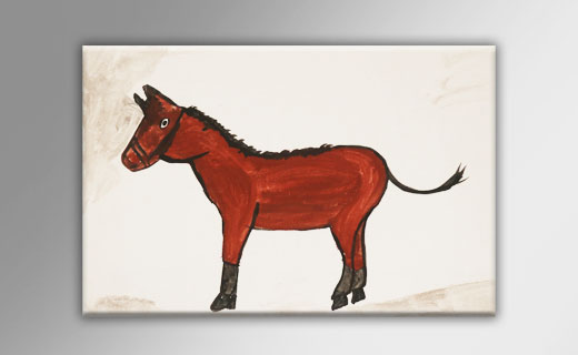 کد 121 - بوم نقاشی طرح اسب