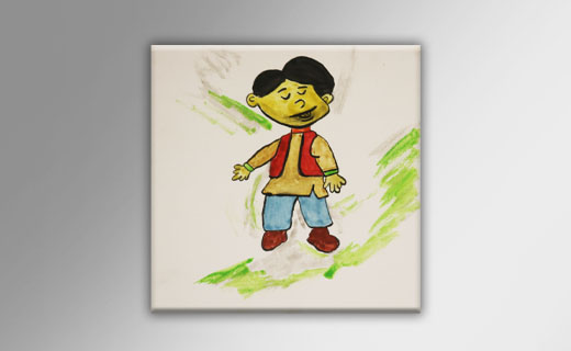 کد 133- بوم نقاشی طرح کودکانه